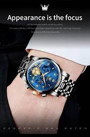 OLEVS Quartz Couple Watch Luxury Brand Waterproof Lunar