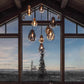 Modern home decor ring led lights pendant light lamps